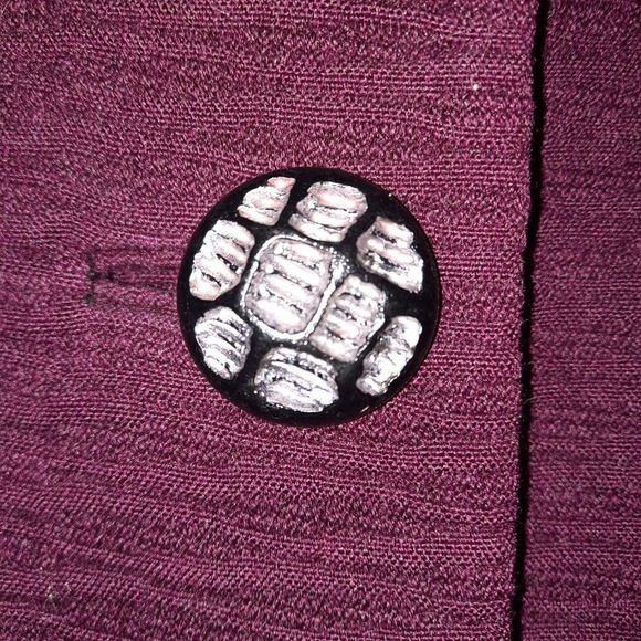 Vintage 50's Union Textured Wool Evening Fur Collar Coat Ladies Size M - L - Picture 3 of 8